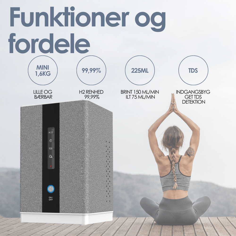 Hydrogen Inhalator – Generates 99.99% Pure H₂
