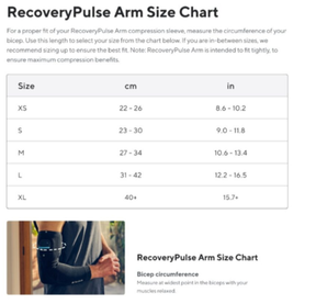 RecoveryPulse Arm Sleeve (1 pc)