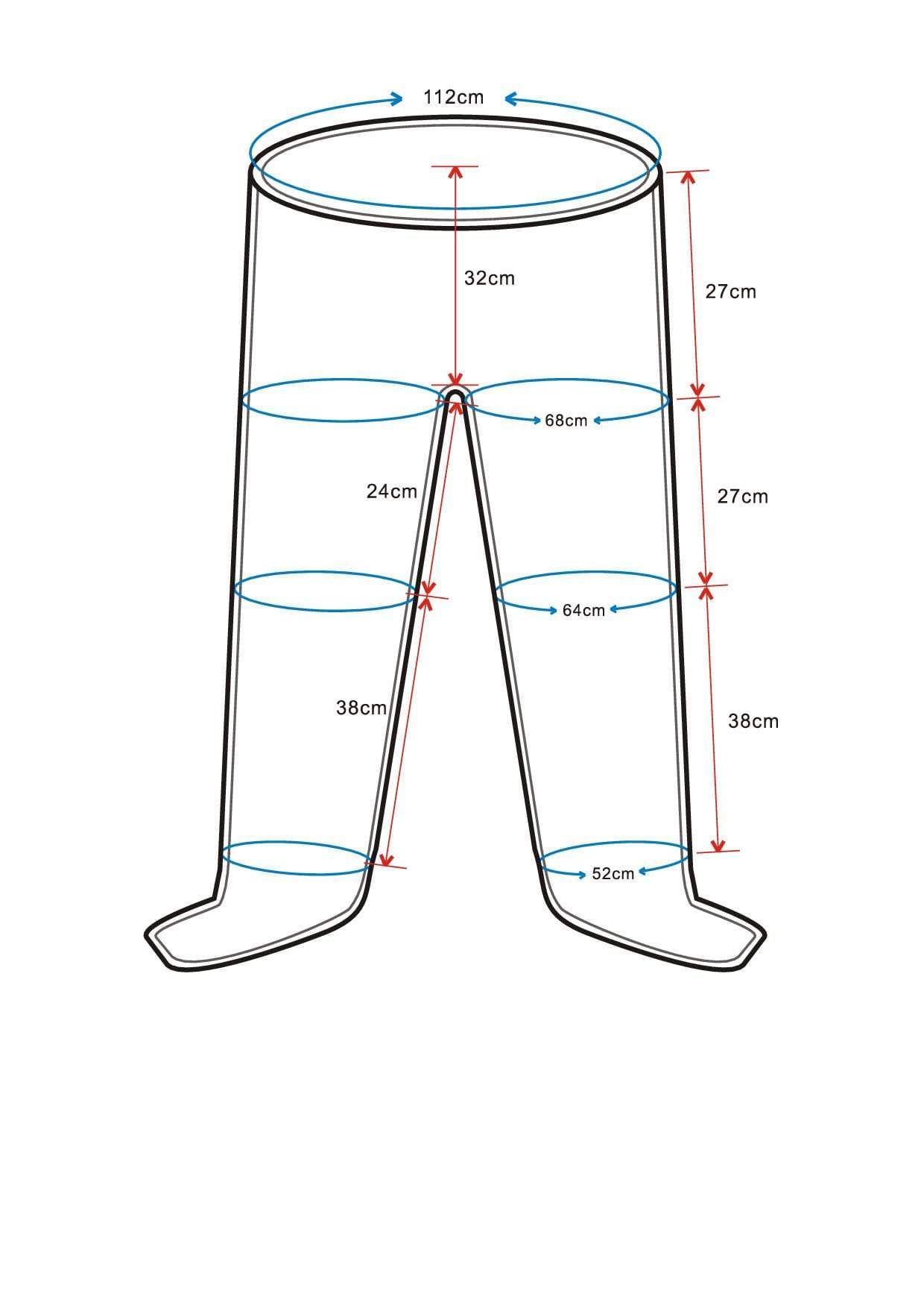 Pants including hoses - 8 chambers gen1