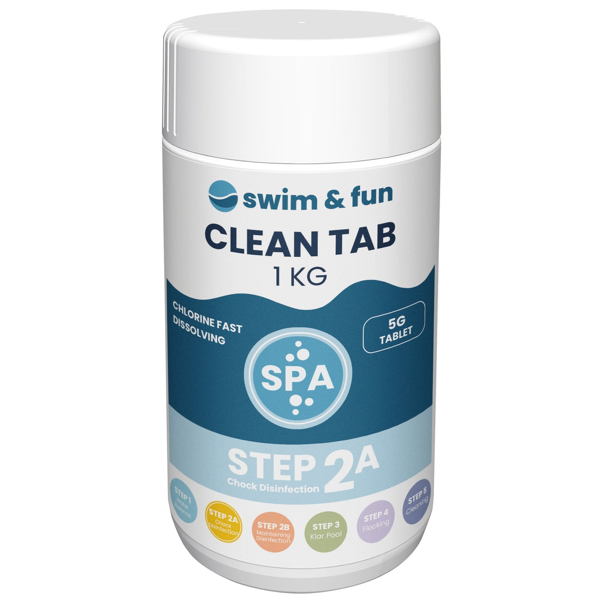 CleanTabs for Ice Baths 5g, 1kg Container