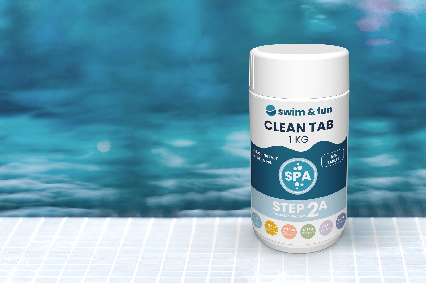 CleanTabs for Ice Baths 5g, 1kg Container