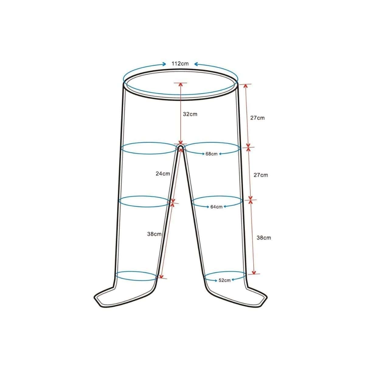 Recovery pants without hoses – 8 chambers gen2